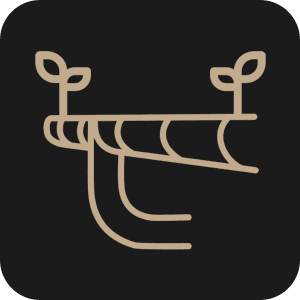 Rain Gutter Cleanup Icon