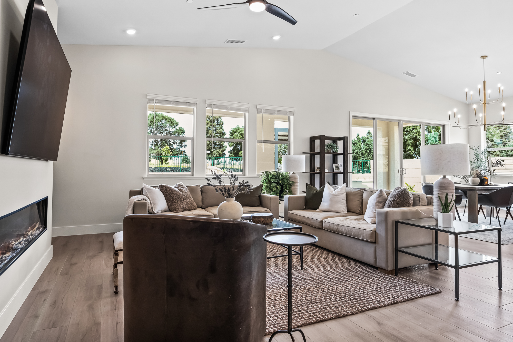 Wide angle of great room