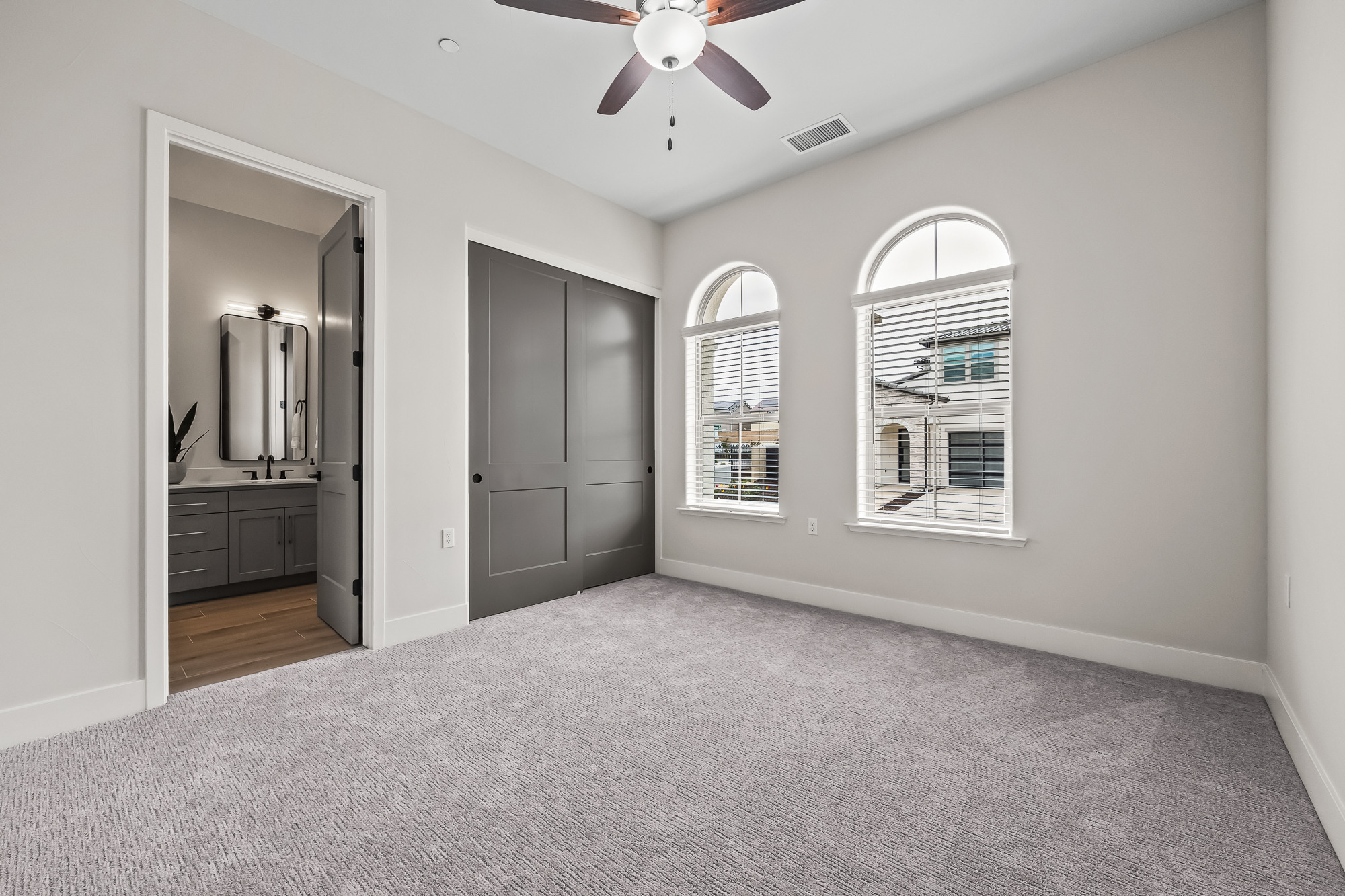 Wide angle of bedroom 3
