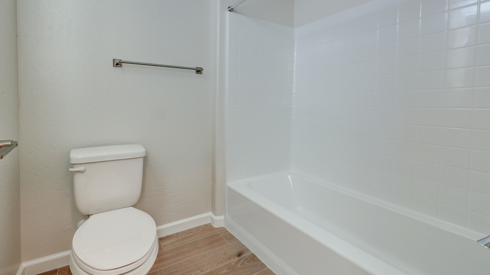 Bath with separate shower toilet room