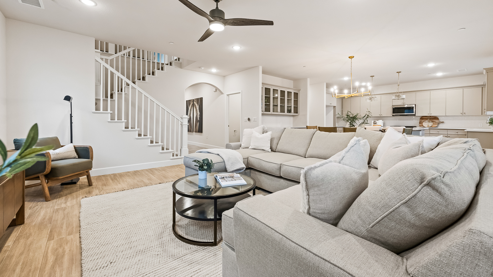 Great Room and Kitchen Wide