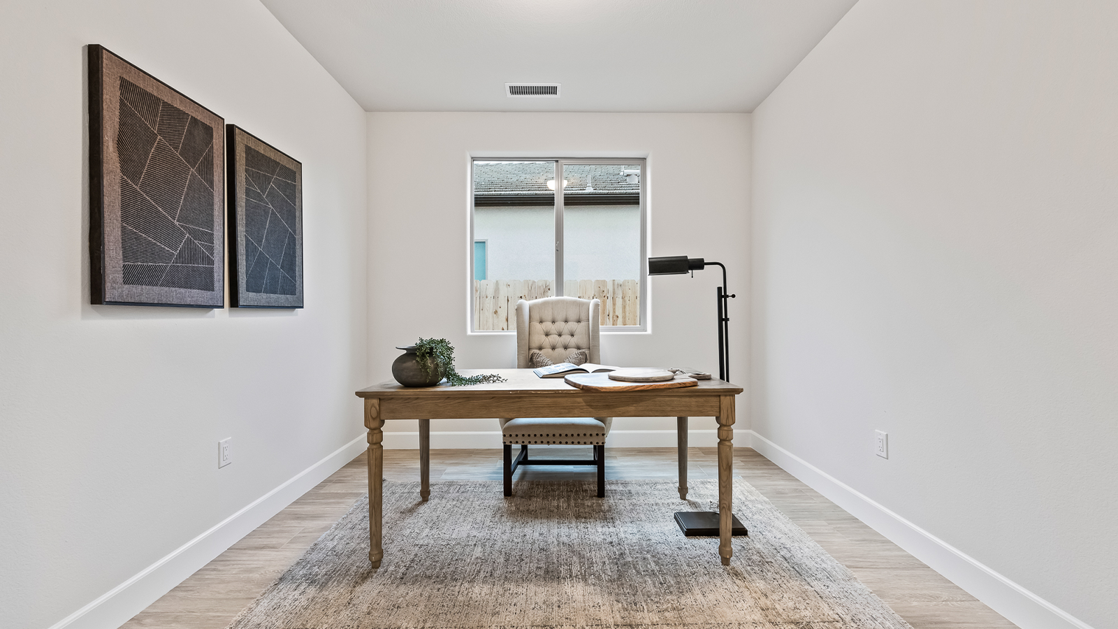 Wide angle of office