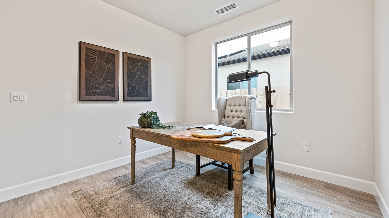 Wide angle of office