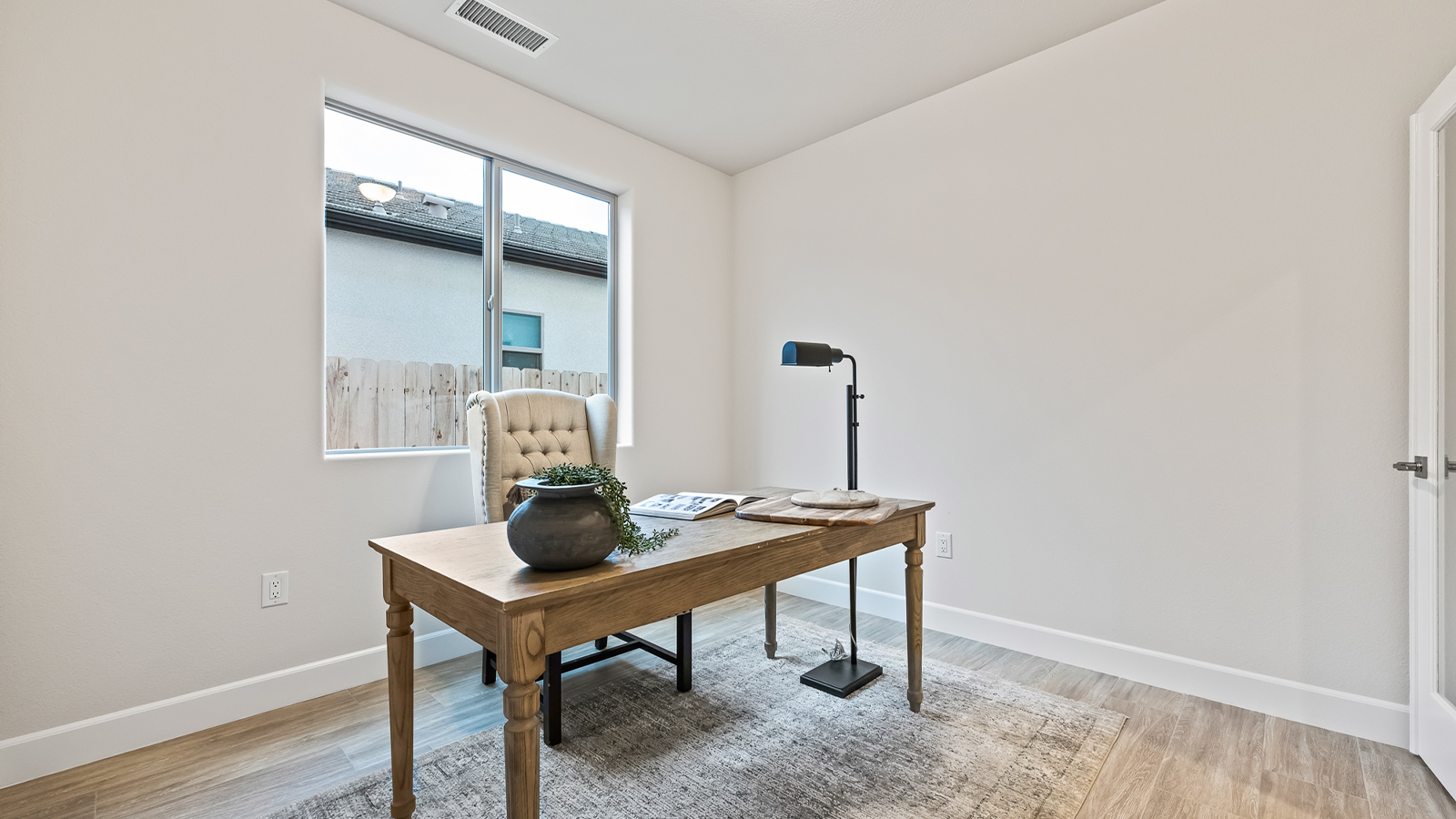 Wide angle of office