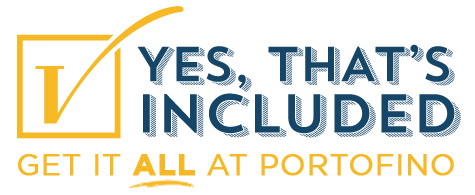 Graphic with a check mark next to the words "Yes, that's included"